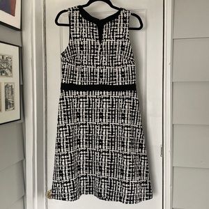 Ann Taylor Dress Black and White Dress Size 8